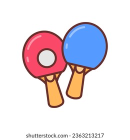 Table Tennis icon in vector. Illustration