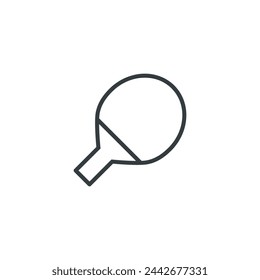 table tennis icon, vector illustration