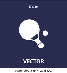 table tennis icon. table tennis vector illustration
