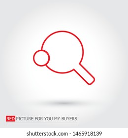 Table tennis icon vector . Lorem Ipsum Illustration design