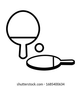 Table Tennis icon vector sign and symbols