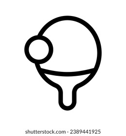 Table Tennis Icon Vector Symbol Design Illustration