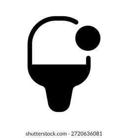 Icono de tenis de mesa Ilustración de diseño de símbolo de Vector