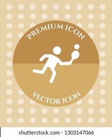 Table Tennis Icon for Web. Application, Software & Graphic Design.