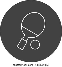 Table Tennis icon for your project
