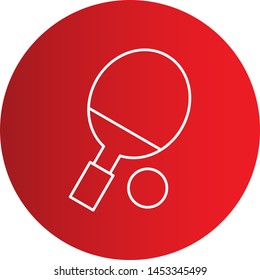 Table Tennis icon for your project
