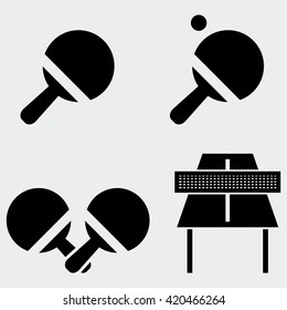 Table Tennis Icons