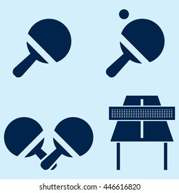 Table Tennis Icons