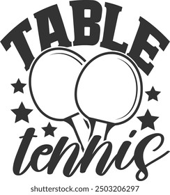 Table Tennis - Table Tennis Illustration