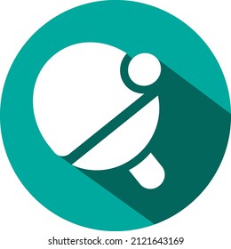 Table tennis, illustration, vector on a white background.
