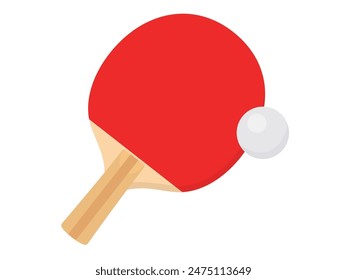 Table tennis image vector illustration