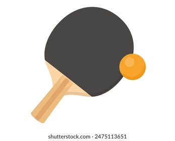 Table tennis image vector illustration