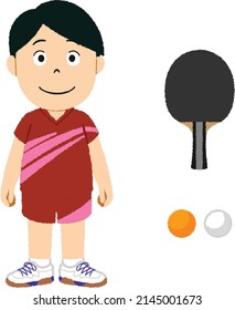 Table tennis, also known as ping-pong is a sport in which two or four players hit a lightweight ball, also known as the ping-pong ball, back and forth across a table using small solid rackets.
