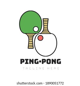 table tennis logo collection design