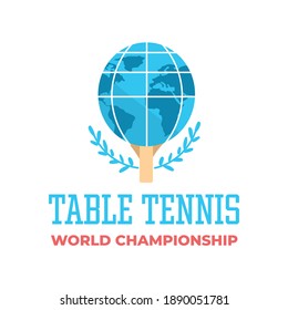 table tennis logo collection design
