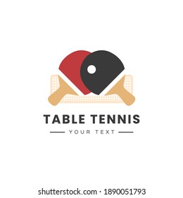 table tennis logo collection design