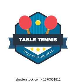 table tennis logo collection design