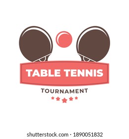 table tennis logo collection design