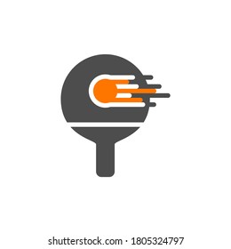 Table Tennis logo design concepts. Sport labels vector illustration for ping pong club