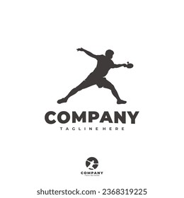 
table tennis logo design vector illustration