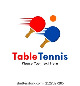 Ilustración del logotipo de tenis de mesa