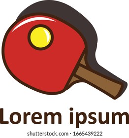 Table tennis Logo Vector Design