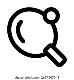 Table Tennis modern icon for professional and creative sports and competition projects