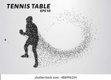 Table tennis from the particles