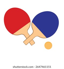 table tennis and pin ball vector illustration 