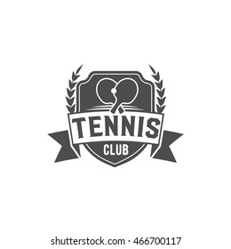 Table tennis ping pong label, logo, badge and design elements. Sport logotype template