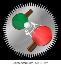 table tennis. ping pong. Vector illustration eps10 graphic