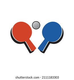 Table tennis pingpong vector logo design