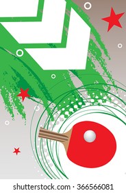 Table tennis poster