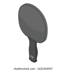 Table tennis racket case icon. Isometric of table tennis racket case vector icon for web design isolated on white background