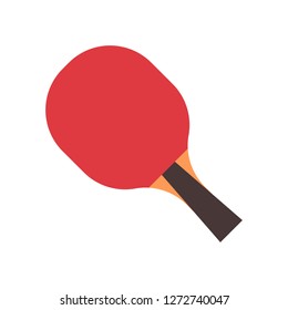 Table Tennis Racket Icon. Paddle Icon Logo Template