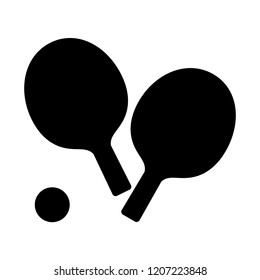 Table Tennis Racket for playing. Vector Illustration. White background.