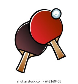 Table Tennis Rackets clipart