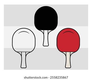 Table Tennis, Table Tennis Silhouette, Sports, Tennis Bat, Ball, Outline, Clipart, Tennis Vector, png,