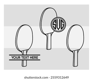 Table Tennis, Table Tennis Silhouette, Sports, Tennis Bat, Ball, Outline, Clipart, Tennis Vector, png,