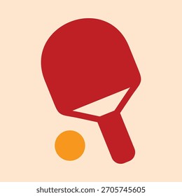 Tischtennis smart trendy Vektor hinreißend erstaunliches Design nützlich Illustration bunter Hintergrund.eps