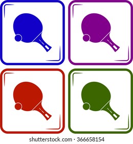 Table tennis sport icon