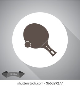 Table tennis sport icon