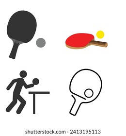 table tennis sport icon vector illustration design
