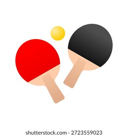 Diseño de Vector de icono de deporte de tenis de mesa