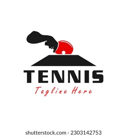 table tennis sport vector illustration logo design