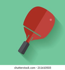 Table tennis symbol,clean vector