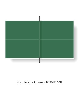 Table Tennis Table.Vector.