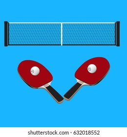 Table tennis vector 