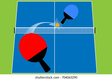 table tennis vector