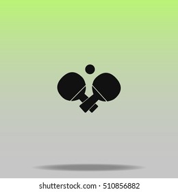 Table tennis vector icon